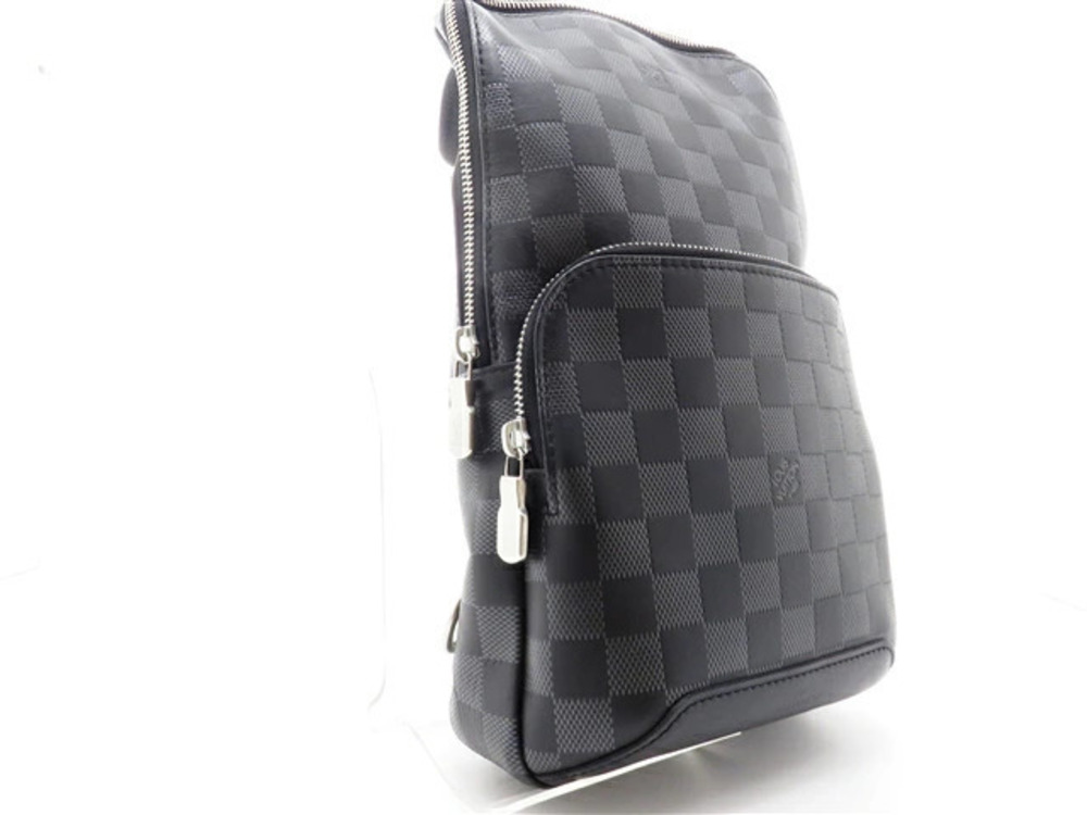 Louis Vuitton Waist Noir Sling Bag Avenue Black Infini Damier Black